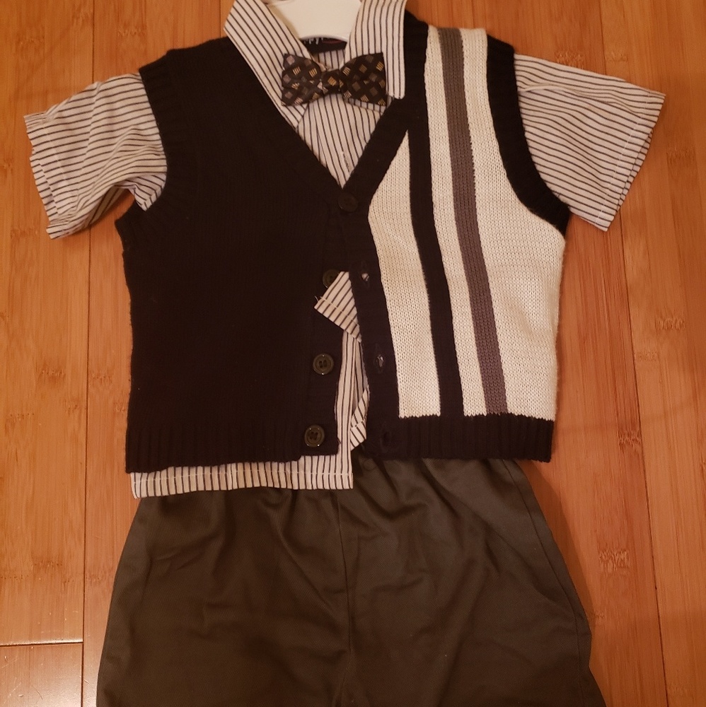 Boys Sweater Short Set